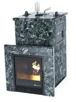 печь для бани изистим сочи м2 premium в четырех. кожухе из пироксенита вход слева закр.верх футер. 