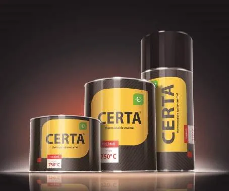 эмаль церта термостойкая, черная, (б/ж 0,8 кг), спектр