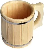 кружка 1 л липа, банные штучки