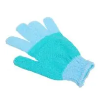 мочалка перчатка массажная микс, полиэстер, доляна