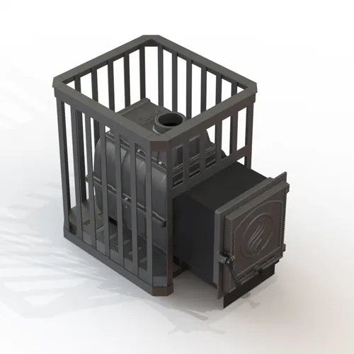 дверца fireway чугунная топочная (к412) 250x280 мм