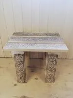 табурет малый, 0,45х0,29м, липа, горячего тиснения византия, пэм