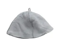 шапка для бани шик мех овчина, белая