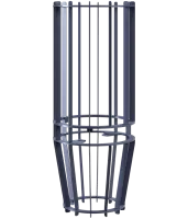 сетка на трубу gfs ураган авангард 24/25 тюльпан (низ конус + верх) 115 (300*770) под шибер