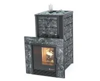 печь для бани изистим ялта 35 premium дровяная (пироксенит) #