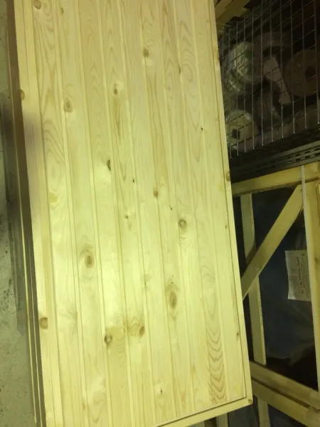 дверь из сосны входная 186х86 утепленная, бессучковая, банный перец