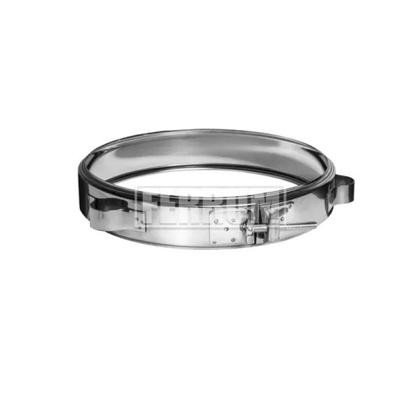 хомут феррум обжимной нерж.(430/0,5 мм), ф200